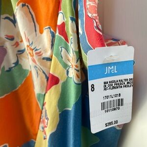 J.McLaughlin San Nicola Maxi Silk Halter dress. Lined, Size 8. Never been worn.